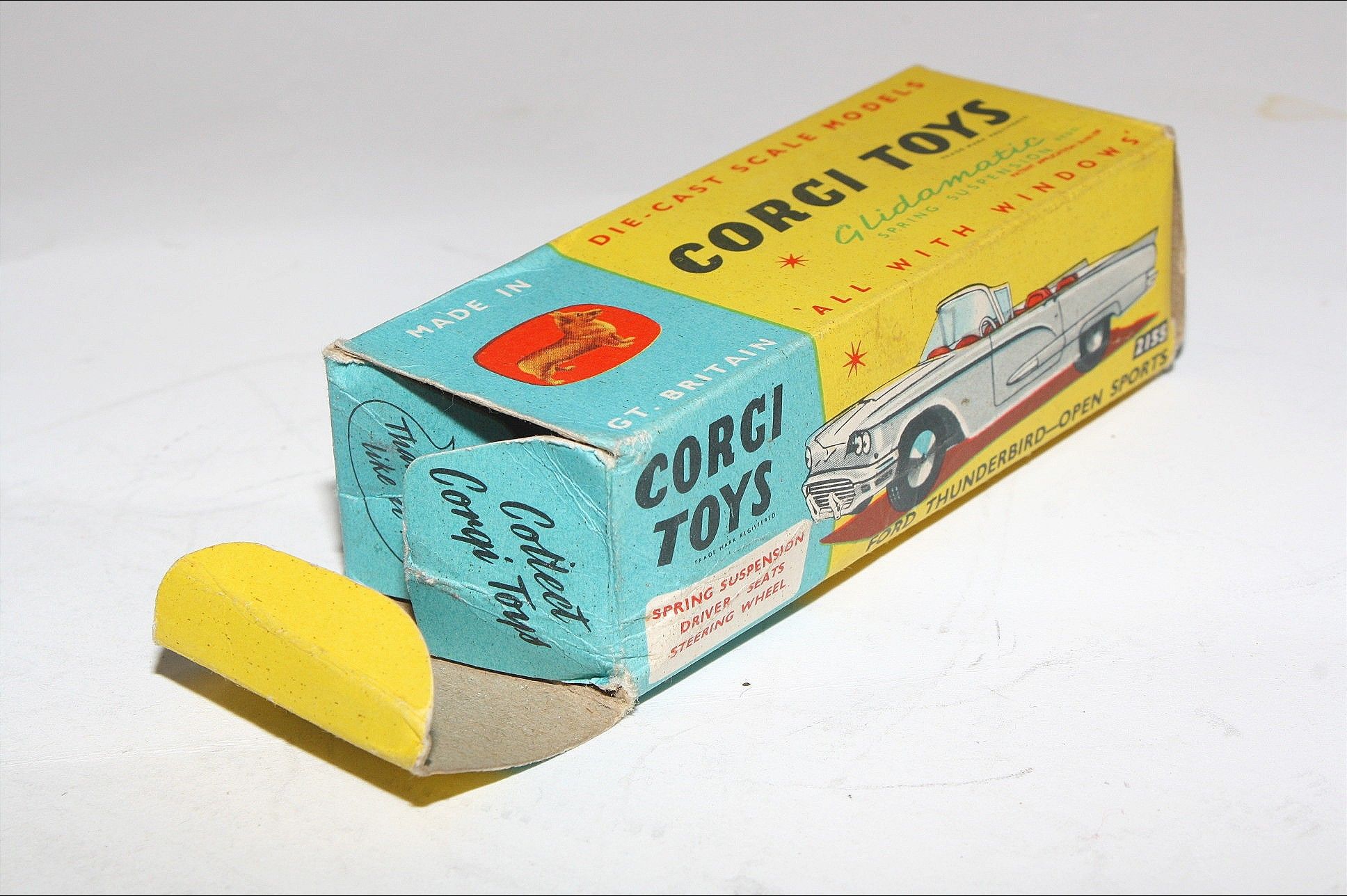 Corgi 215S Ford Thunderbird-Open Sports, Original Box ONLY | DB ...