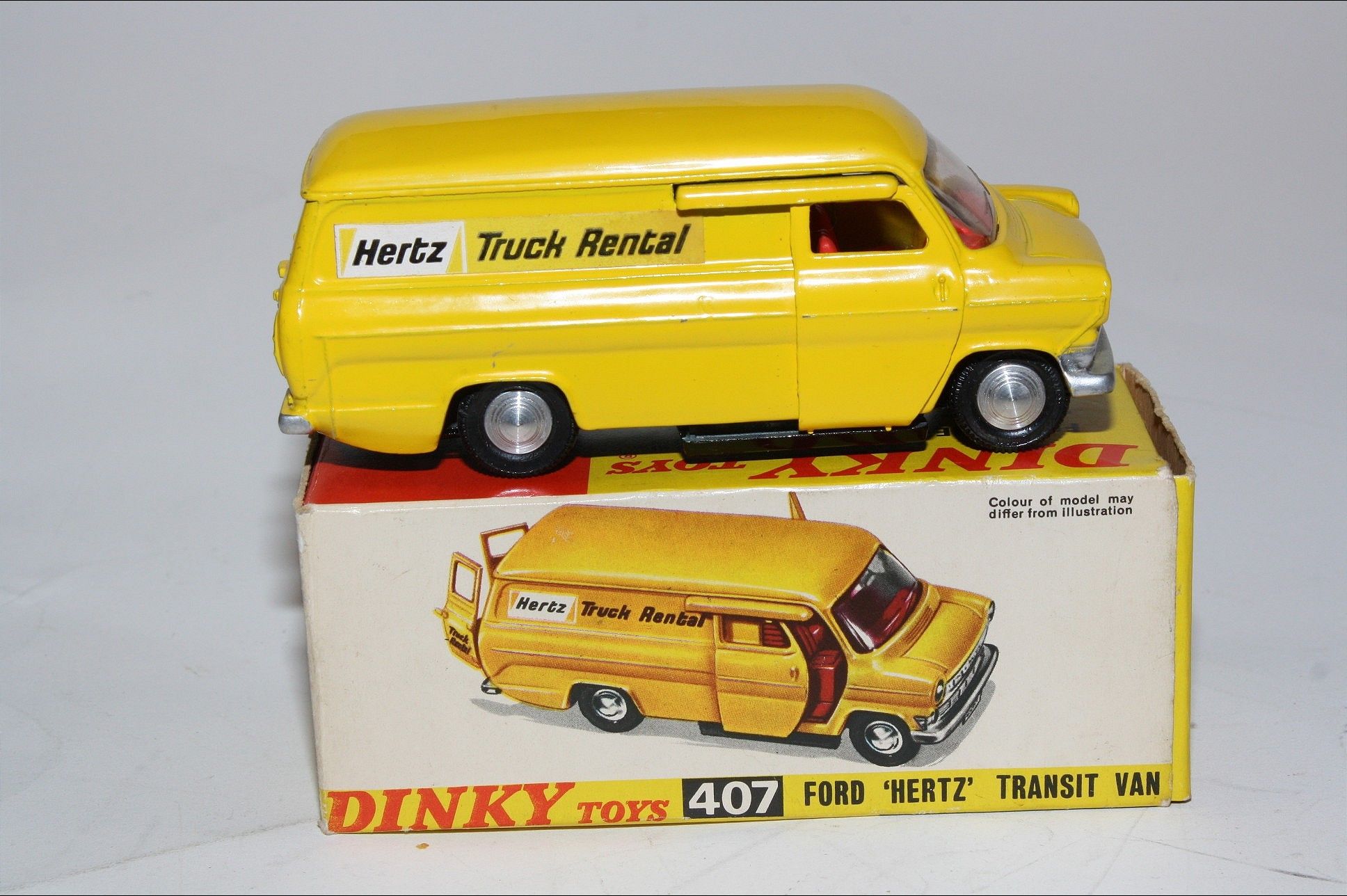 Dinky 407 (Hertz) Ford Transit, VNM in Good Original Box | DB Collectables