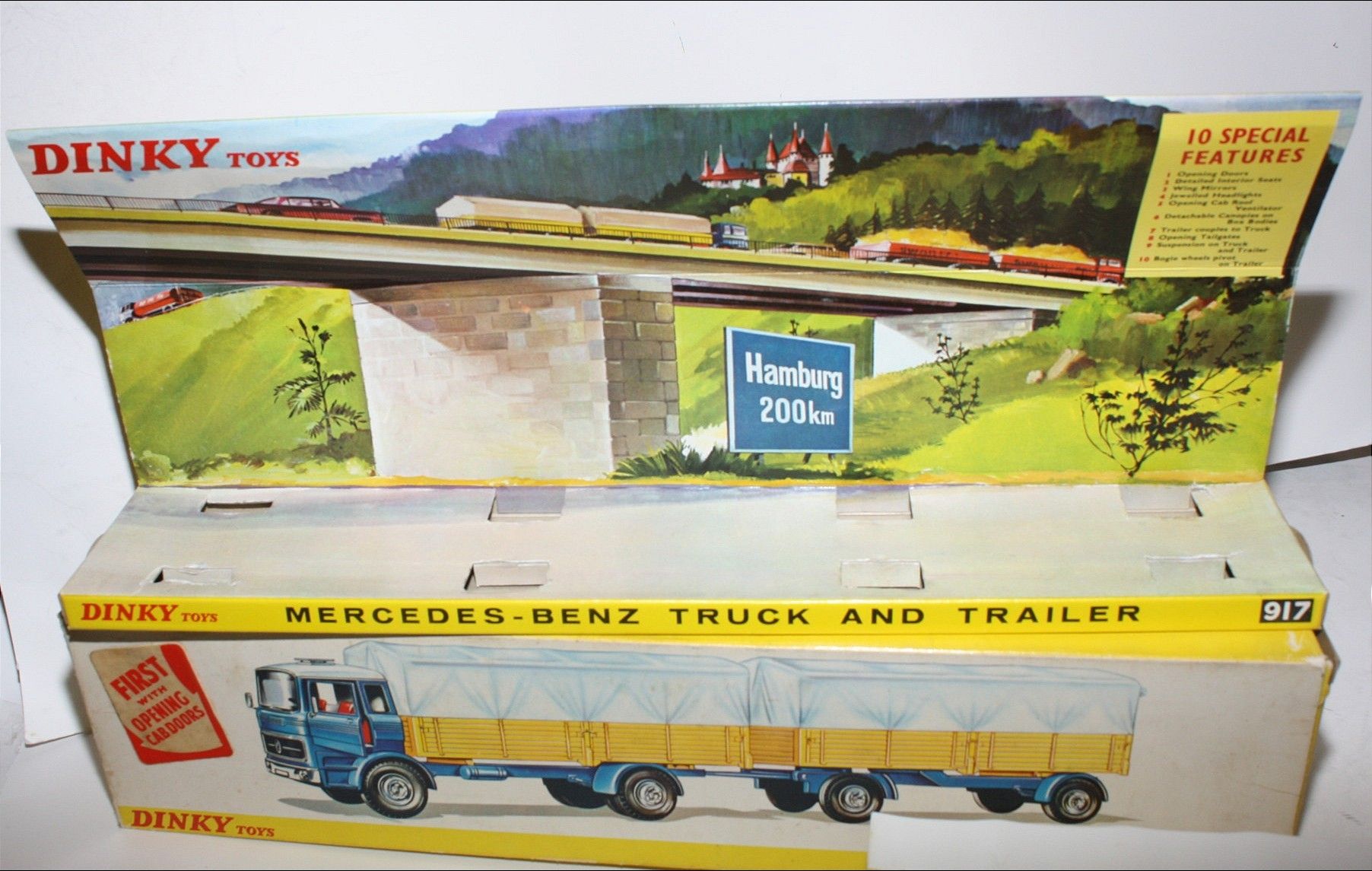 Dinky 917 Mercedes-Benz Truck & Trailer, Mint in Good Original Box