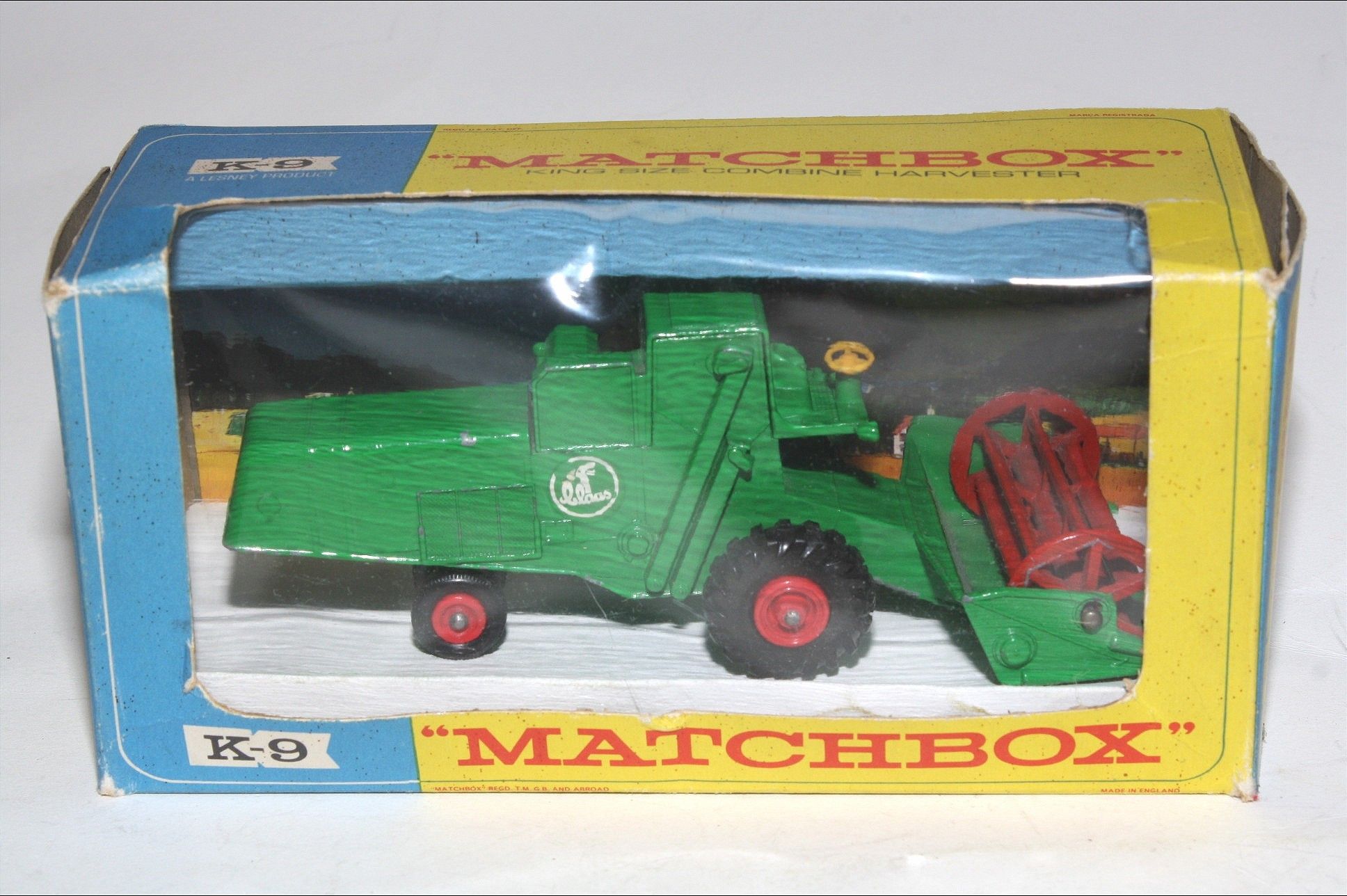 Matchbox K-9 King Size Combine Harvester, Excellent in Original Box | DB  Collectables