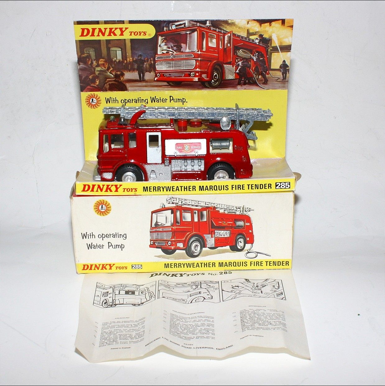 Dinky merryweather fire engine hot sale