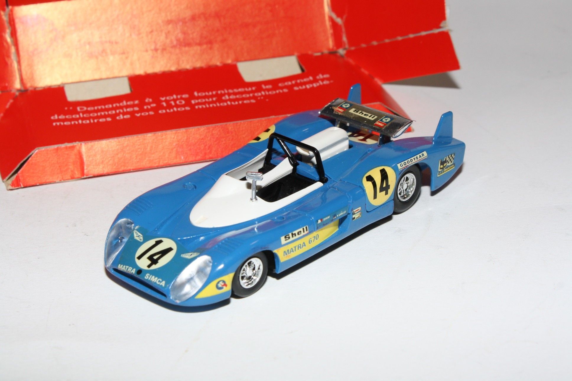 Solido Matra 670 Le Mans 1972 N°15 – Miniature 1:43, Métal, état Correct, France