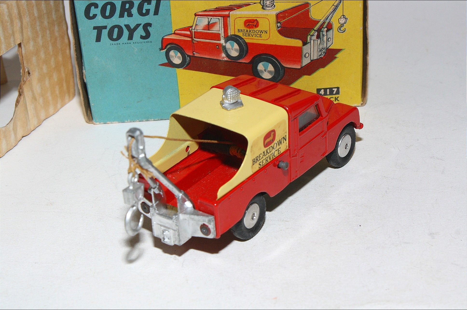 Corgi Toys 417 – Land Rover Breakdown Truck – Dépannage Vintage – Échelle 1/43