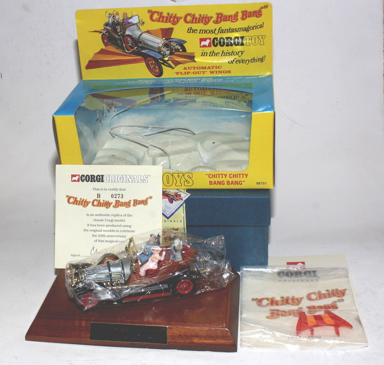 Corgi 98751 25th Anniversary Chitty Chitty Bang Bang MIB DB Collectables