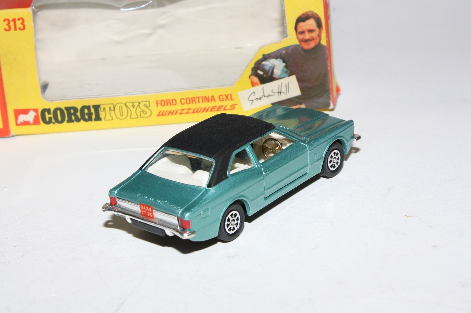 Corgi Corgi 313 Ford Cortina GXL (Print Error on Box) Mint in Good