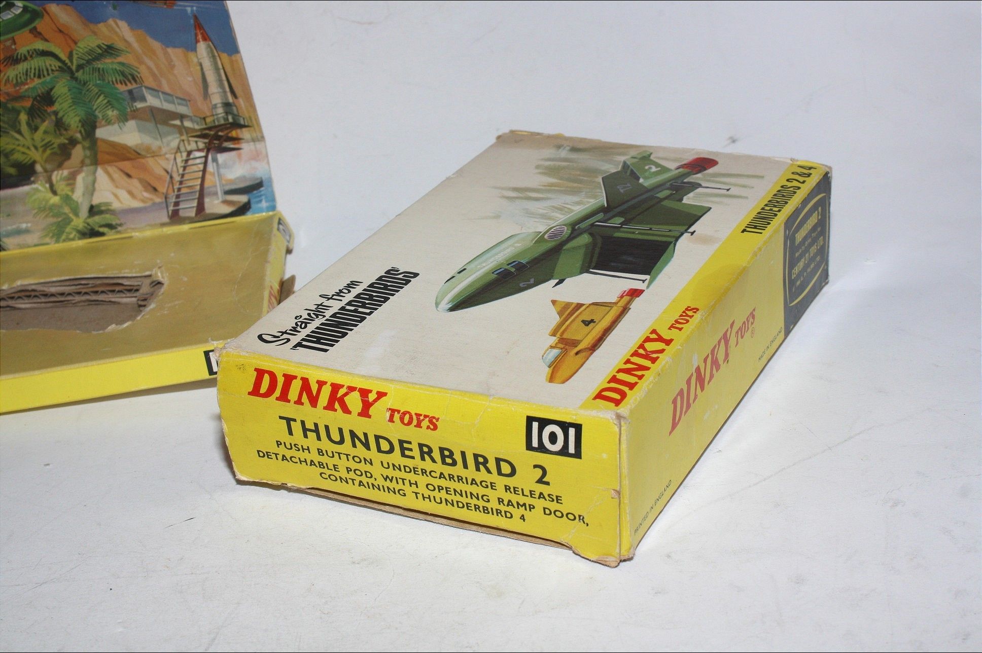 Dinky 101 Thunderbird II (and IV), !st Edition. VGC in