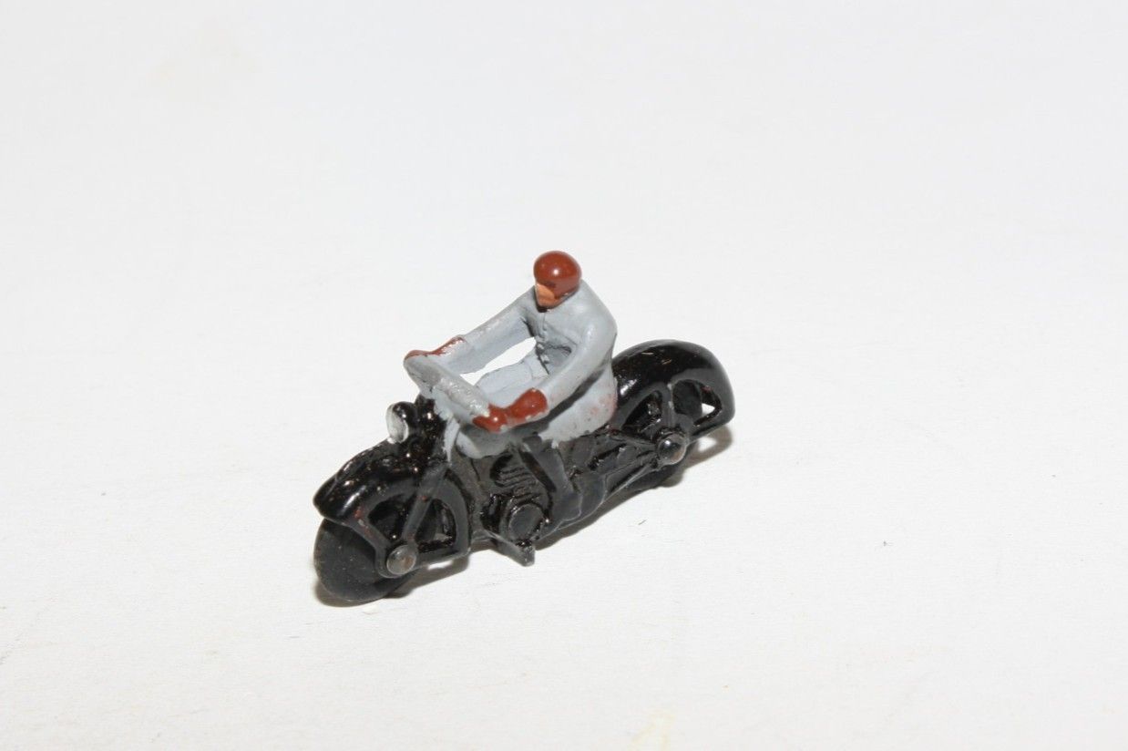 Dinky 37a Civilian Motor Cyclist, Post War, (Grey Rider) Mint | DB ...