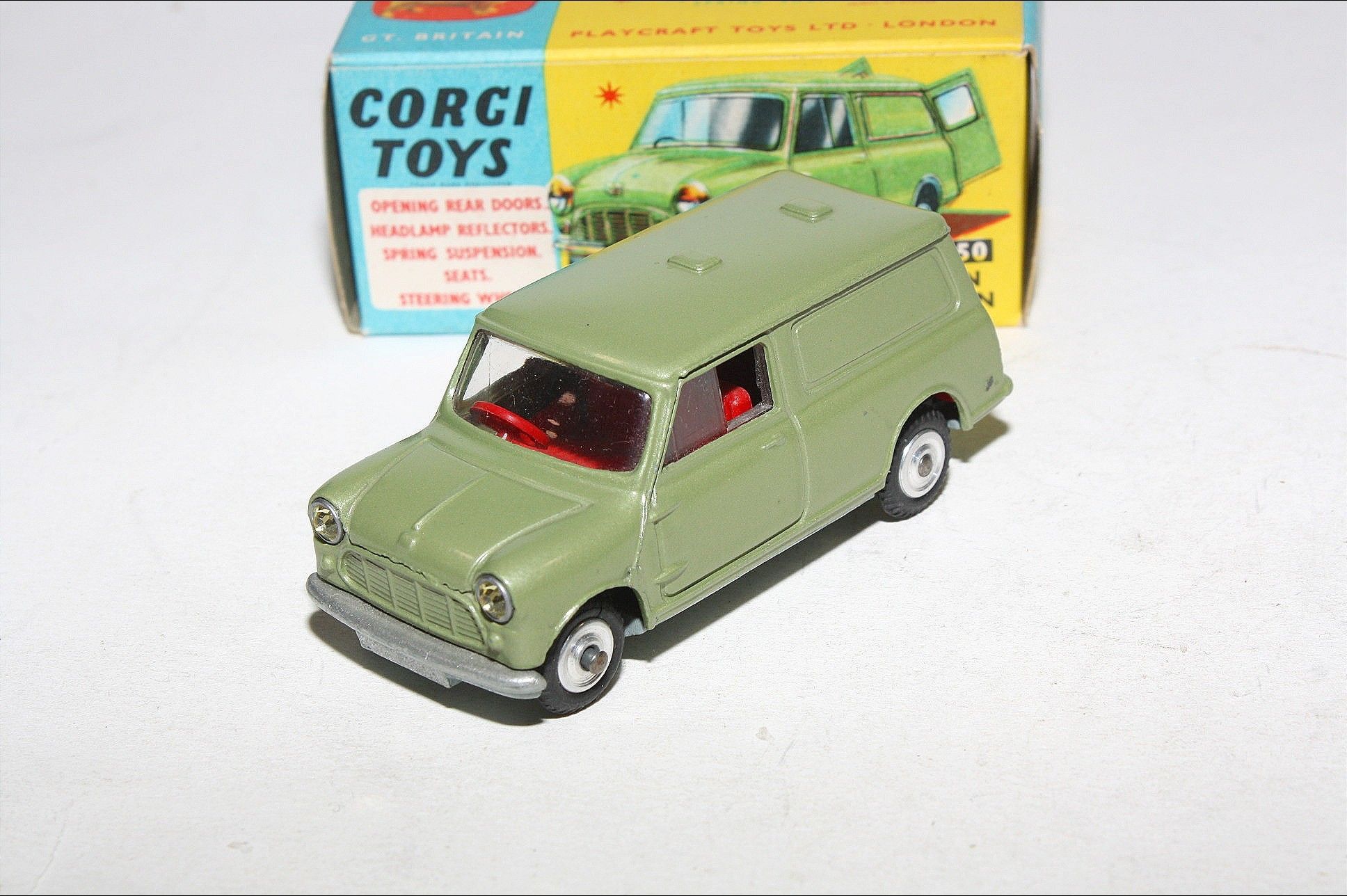 Corgi 450 Austin Mini Van,Virtually Mint in Good Original Box | DB