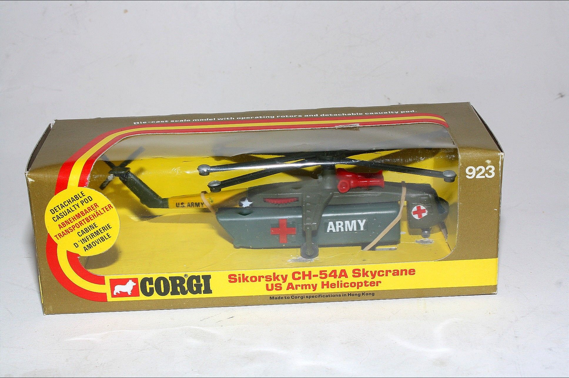 Corgi 923 CH-54A Skycrane US Army, VNM in Good original Box | DB ...