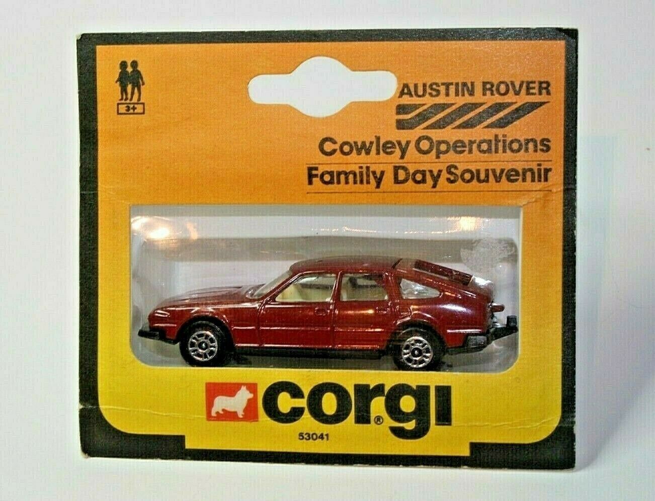 Rare 1984 Corgi Juniors 53041 Rover 3500 in Maroon 