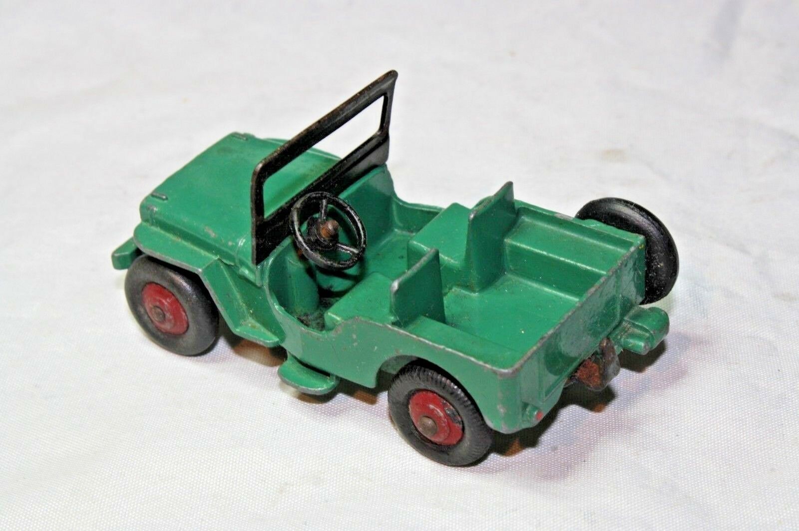 Dinky Toys GB N°25Y Universal Jeep - Rouge - Collection Miniature Voiture