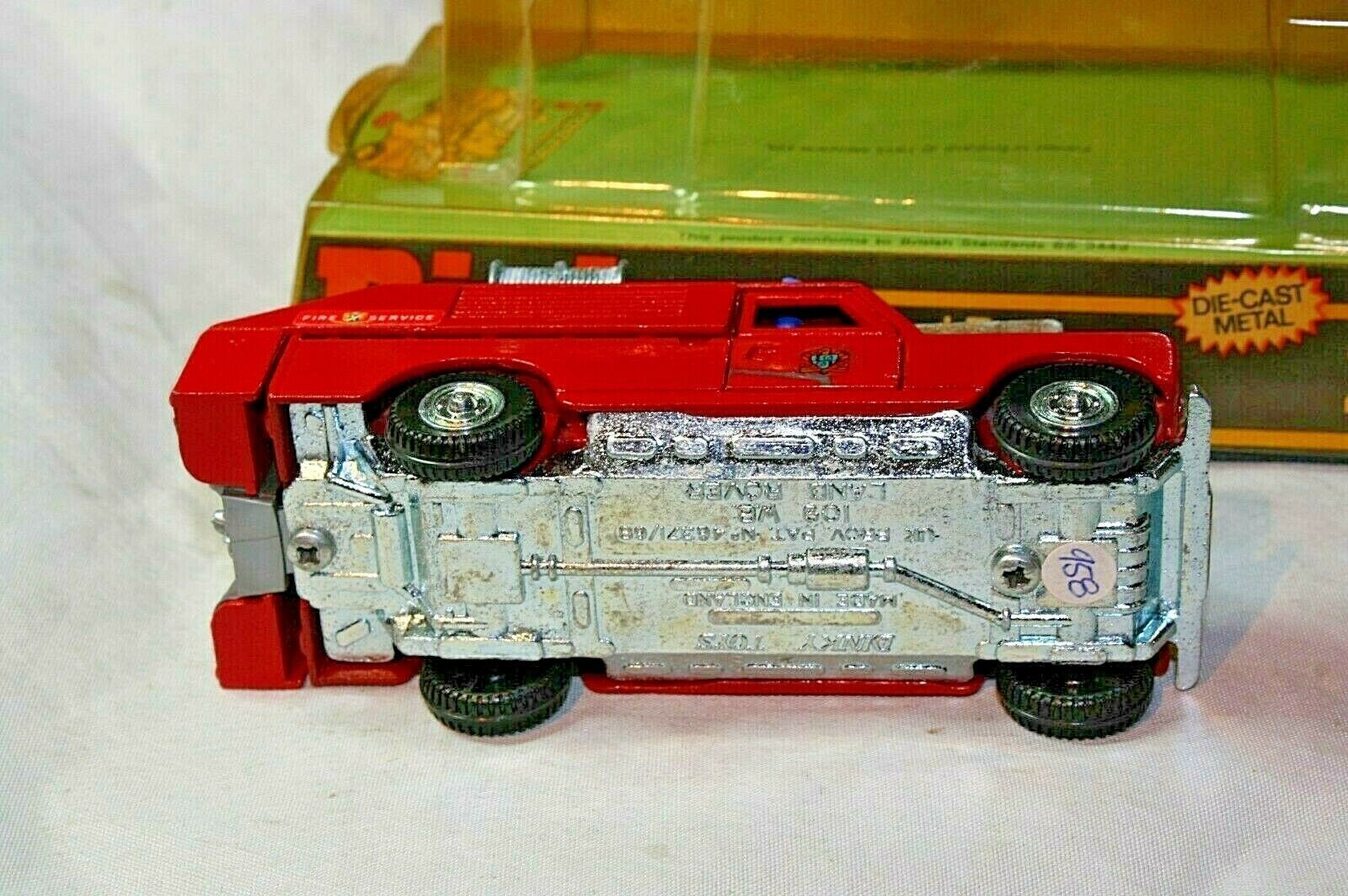 Dinky 282 Land Rover Fire Appliance, Mint in Good Original Bubble Box