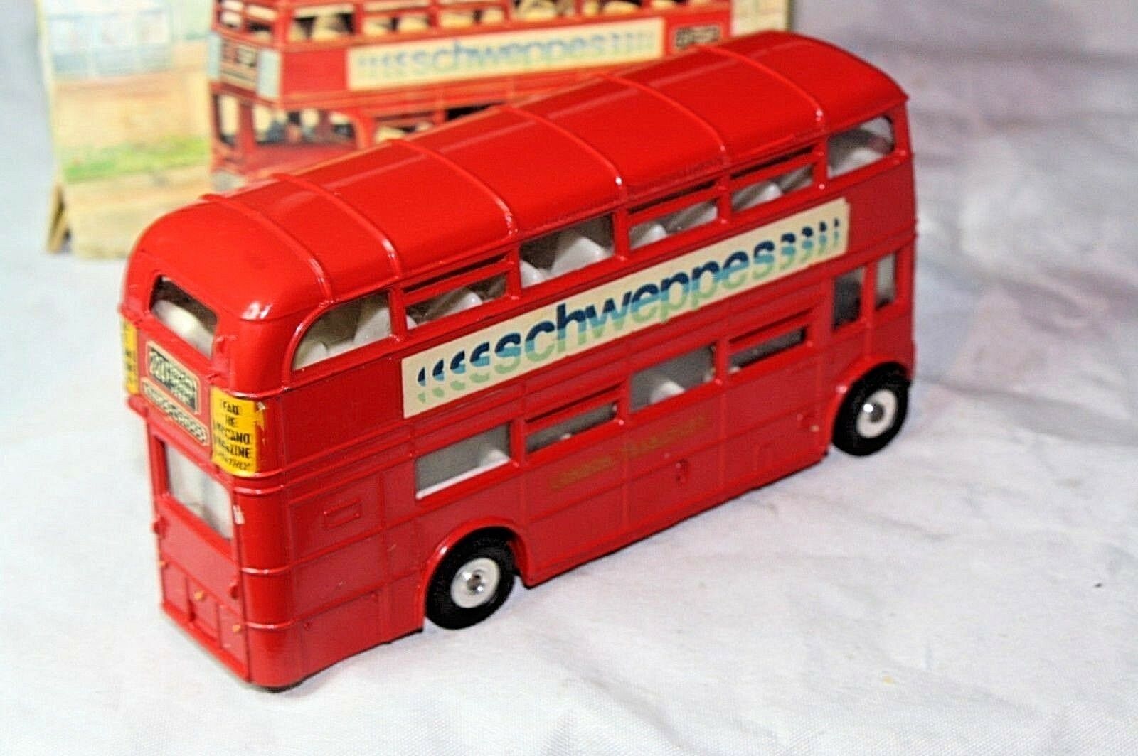 Dinky 289 Routemaster Bus, Schweppes Livery, Excellent Condition in ...