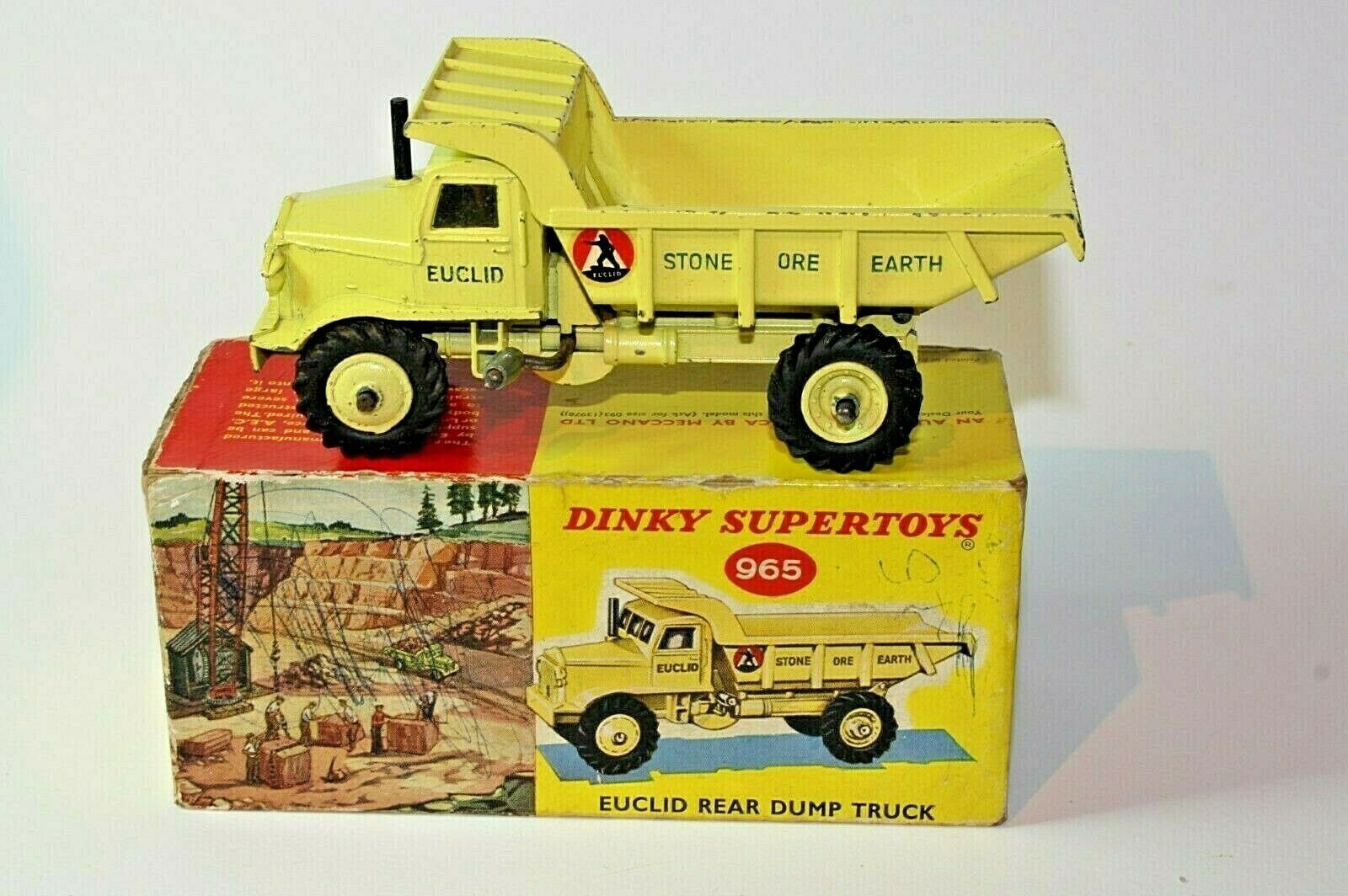 Dinky 965 Euclid Rear Dump Truck, Good Condition in Original Box | DB ...