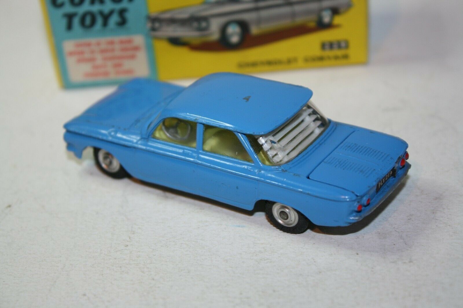 Corgi 229 Chevrolet Corvair, Mid Blue, Nice Condition with Good ...