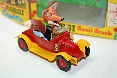 Corgi 808 Basil Brush & His Car, Excellent Condition in Original
