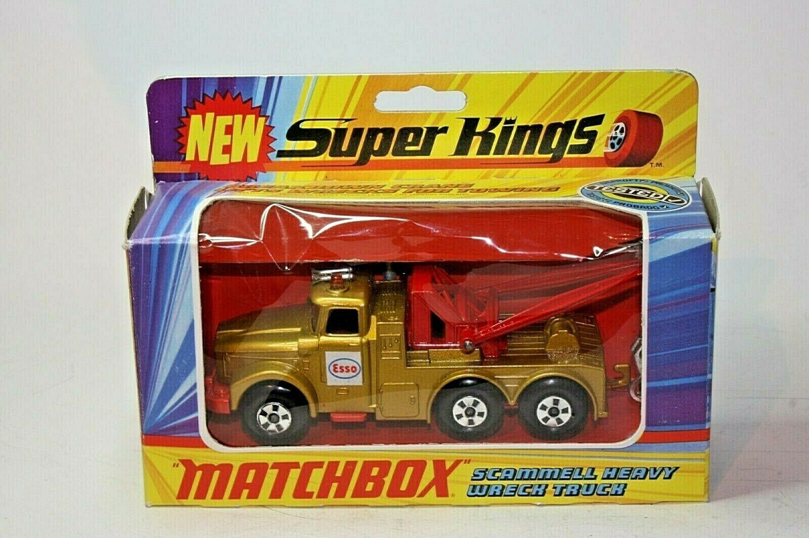 Matchbox Super Kings K-2 Scammell Heavy Wreck Truck,Scarce Gold Body, Mint  in Original Box | DB Collectables