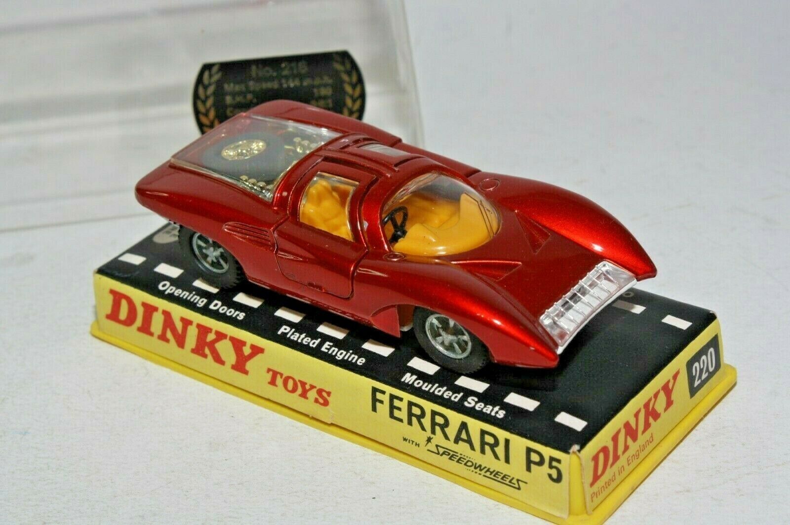 Dinky 220 Ferrari P5, VNM Condition in Original Box | DB Collectables