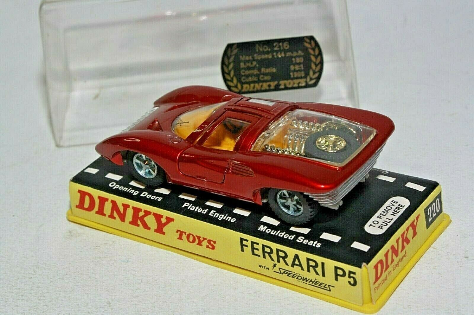 Dinky 220 Ferrari P5, VNM Condition in Original Box | DB Collectables