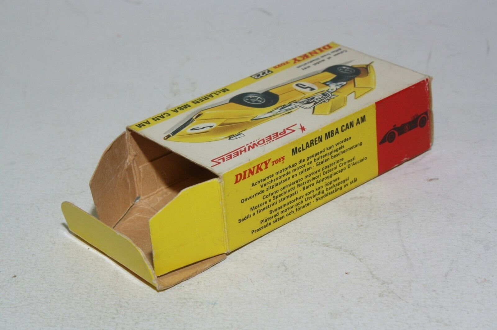 DINKY TOYS MC LAREN M8A + BOITE D'ORIGINE N°223 MADE IN