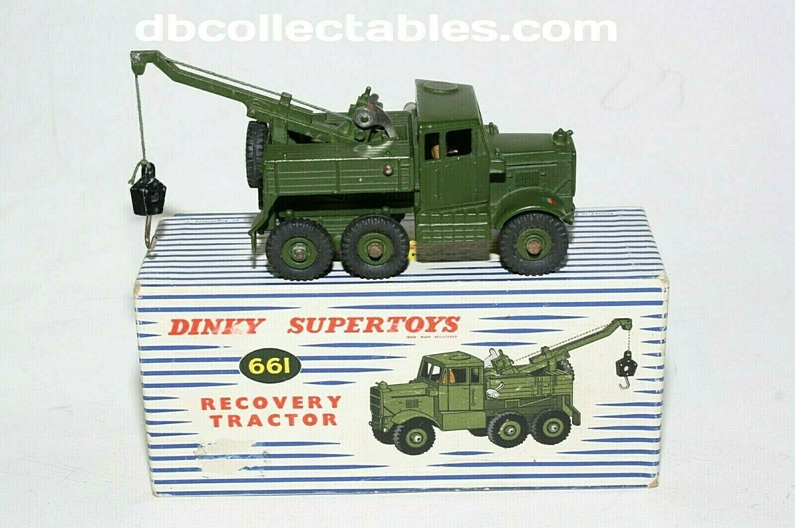 Dinky 661 Recovery Tractor, Very Near Mint Condition in Good