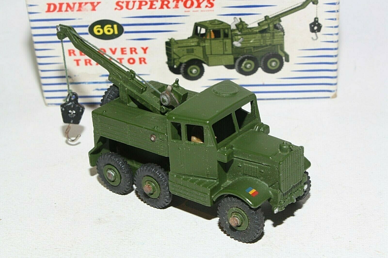 Miniature Dinky Toys Tracteur De Dépannage, échelle 1/43, Métal, Occasion Très Bon état