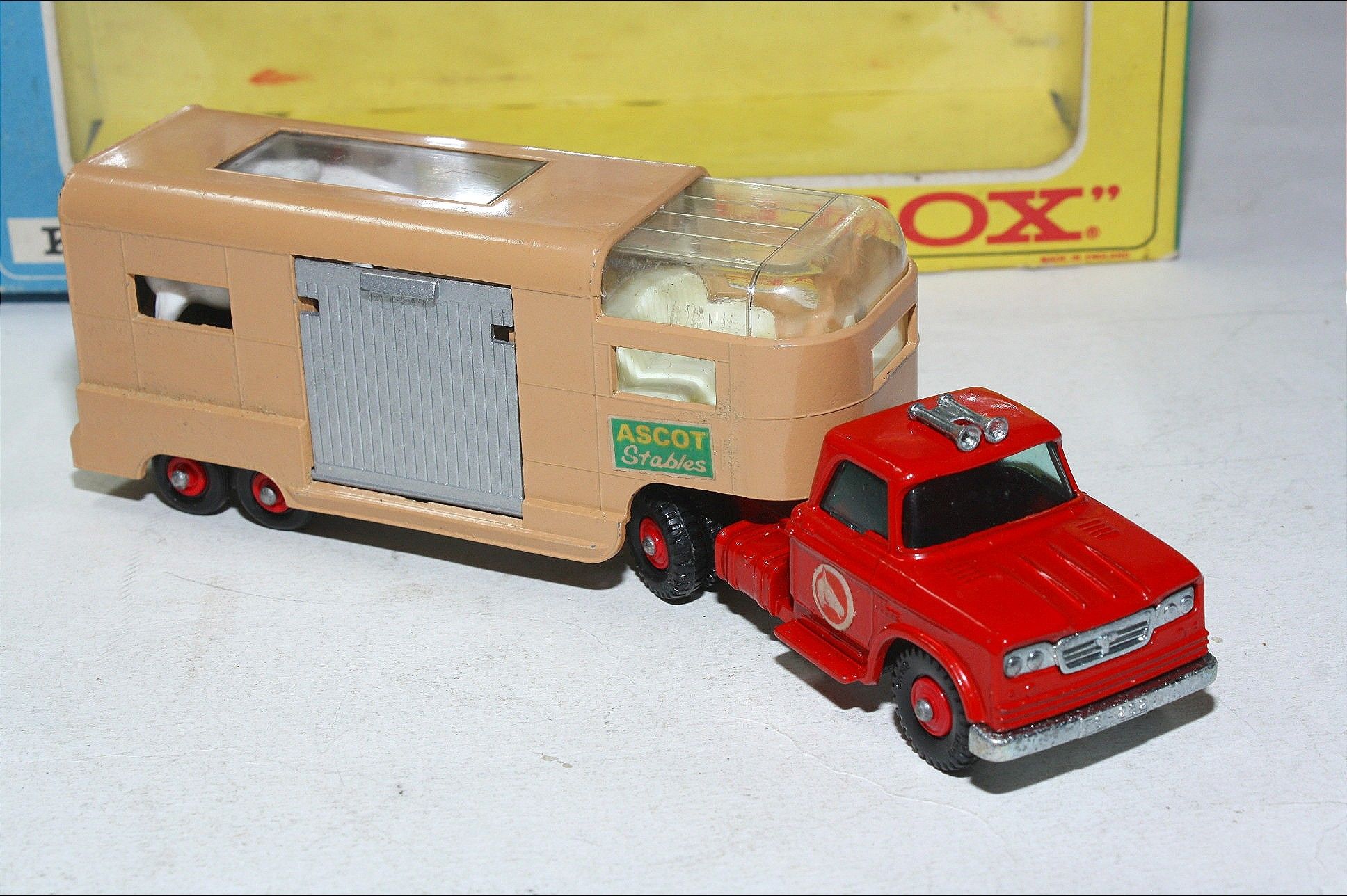 Matchbox King Size K-18 Articulated Horse Van, Mint in Original Box ...