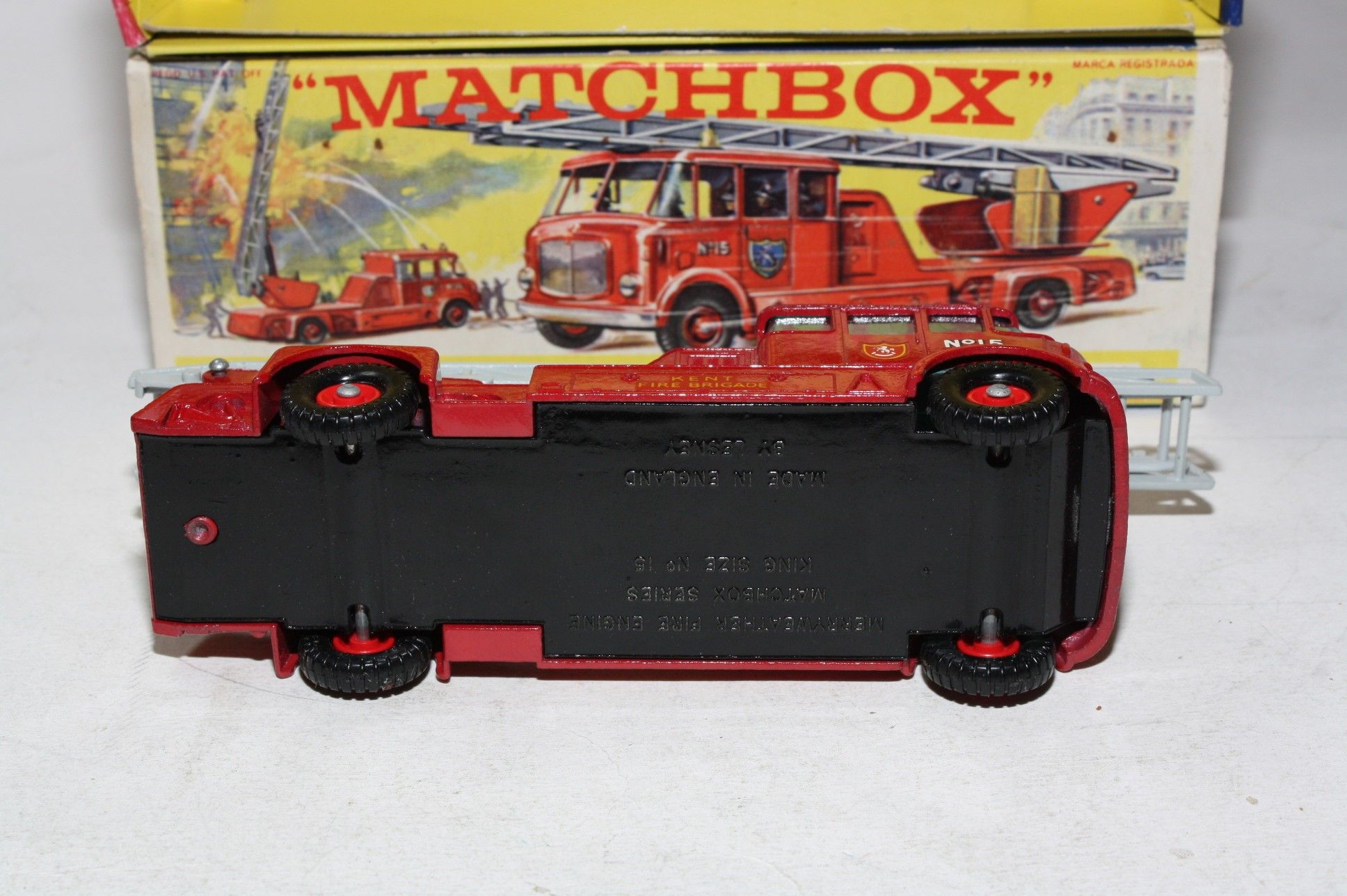 Matchbox K-15 Merryweather Fire Engine, VGC in VNM Box | DB