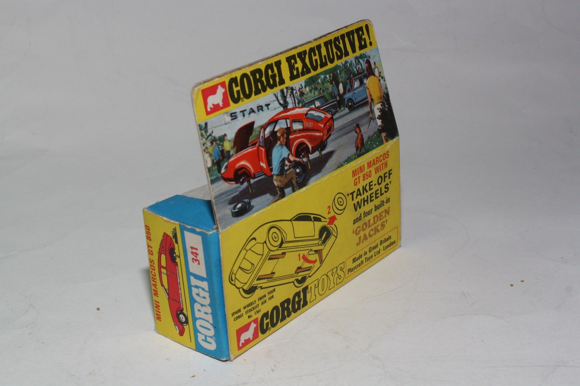 Corgi 341 Mini Marcos GT 850, Mint in Original Box | DB Collectables