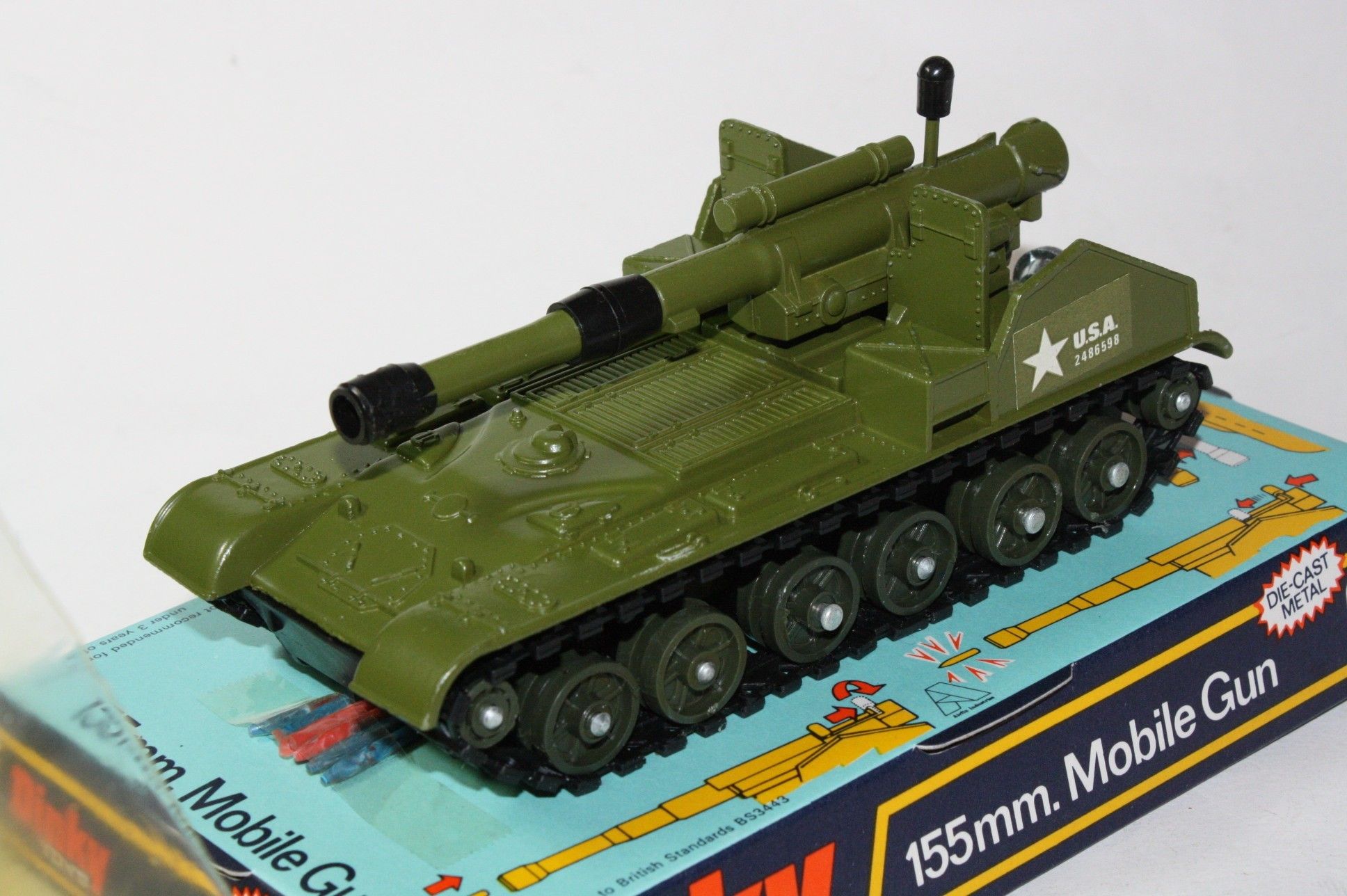 Dinky Toys 1:43 - 1 - Vehículo militar a escala - ref. 683 Chieftain Tank - 1972 - 1979 - Catawiki