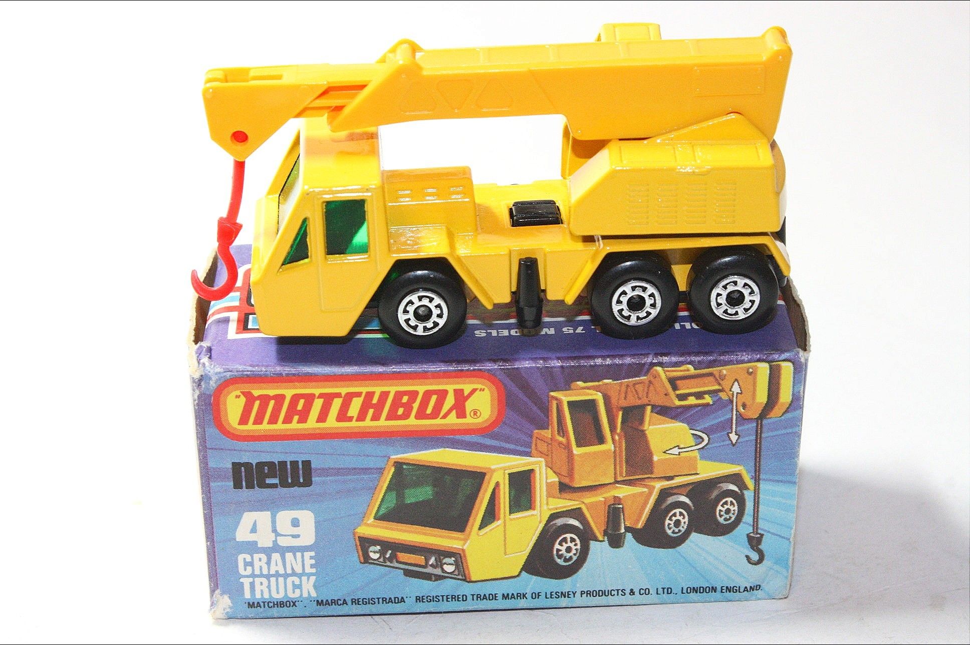 Matchbox crane truck 1976 cheap