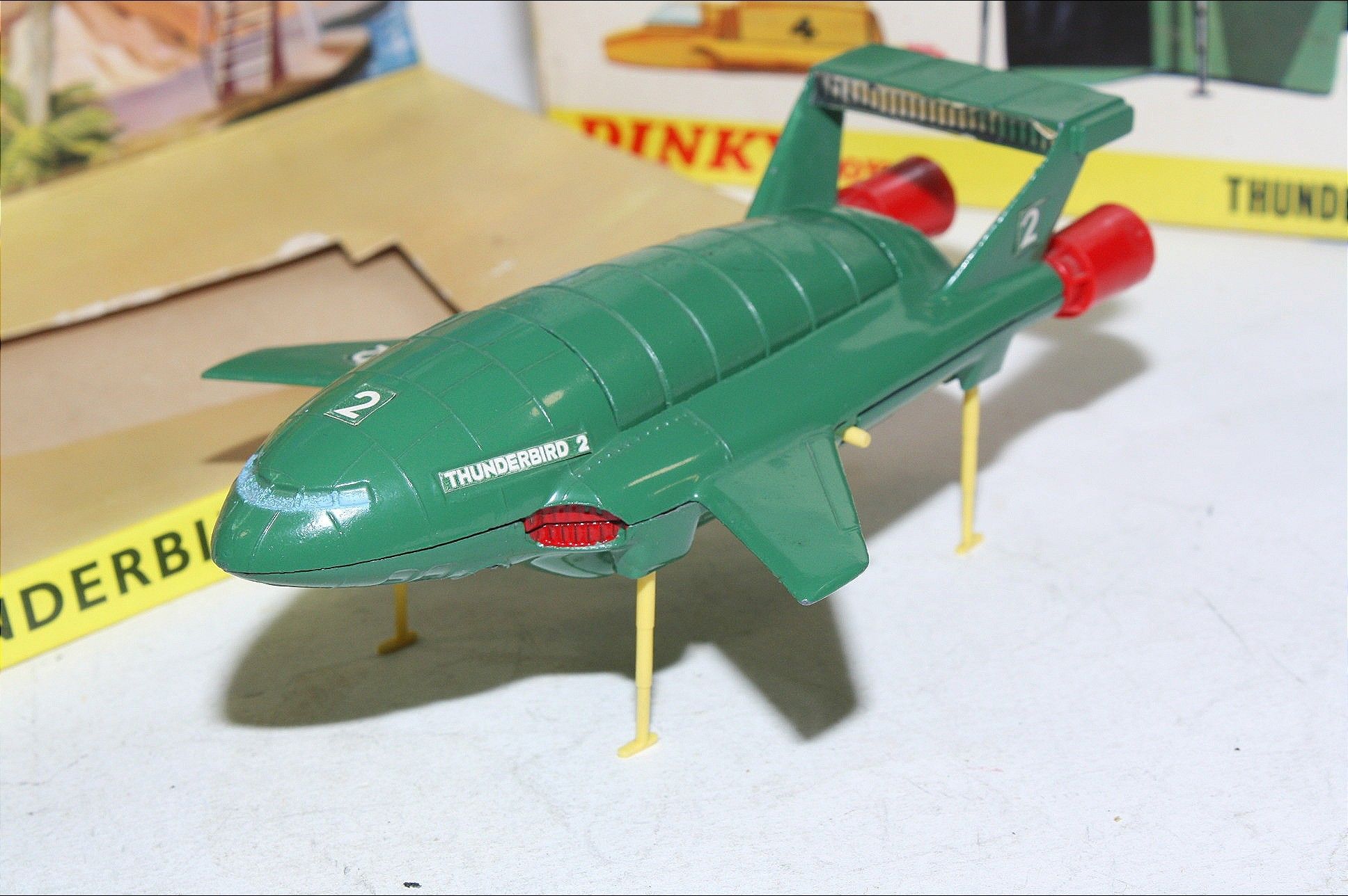 Dinky 101 Thunderbird II (and IV), Superb Condition in Good Original ...