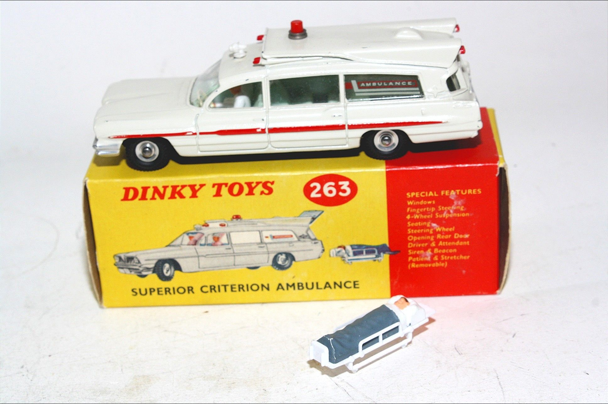 Dinky 263 Superior Criterion Ambulance, Superb in VNM Box | DB