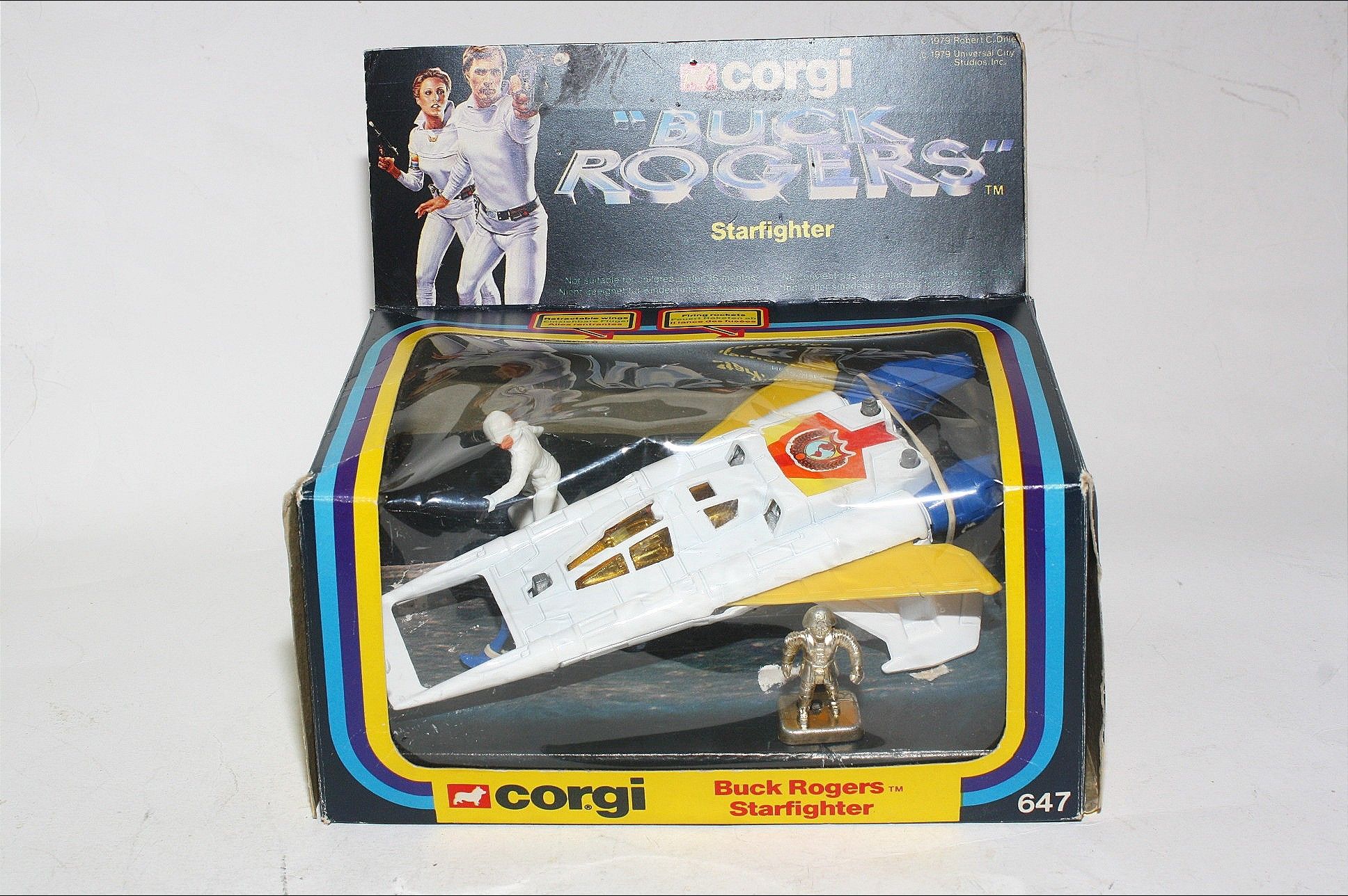Le Starfighter De Buck Rogers - Corgi Toys Réf.647 - Figurine Vintage