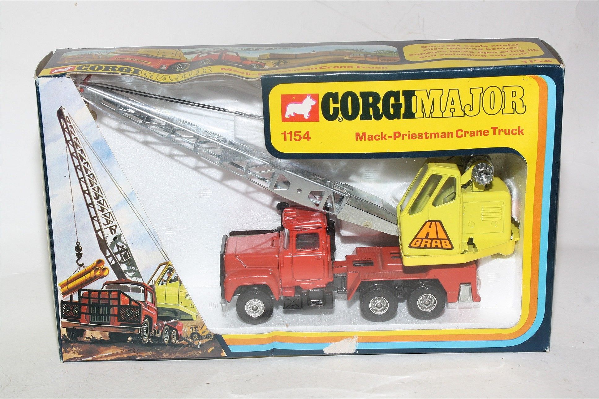 Corgi 1154 Mac Priestman Crane Truck, Mint in VNM Original Box