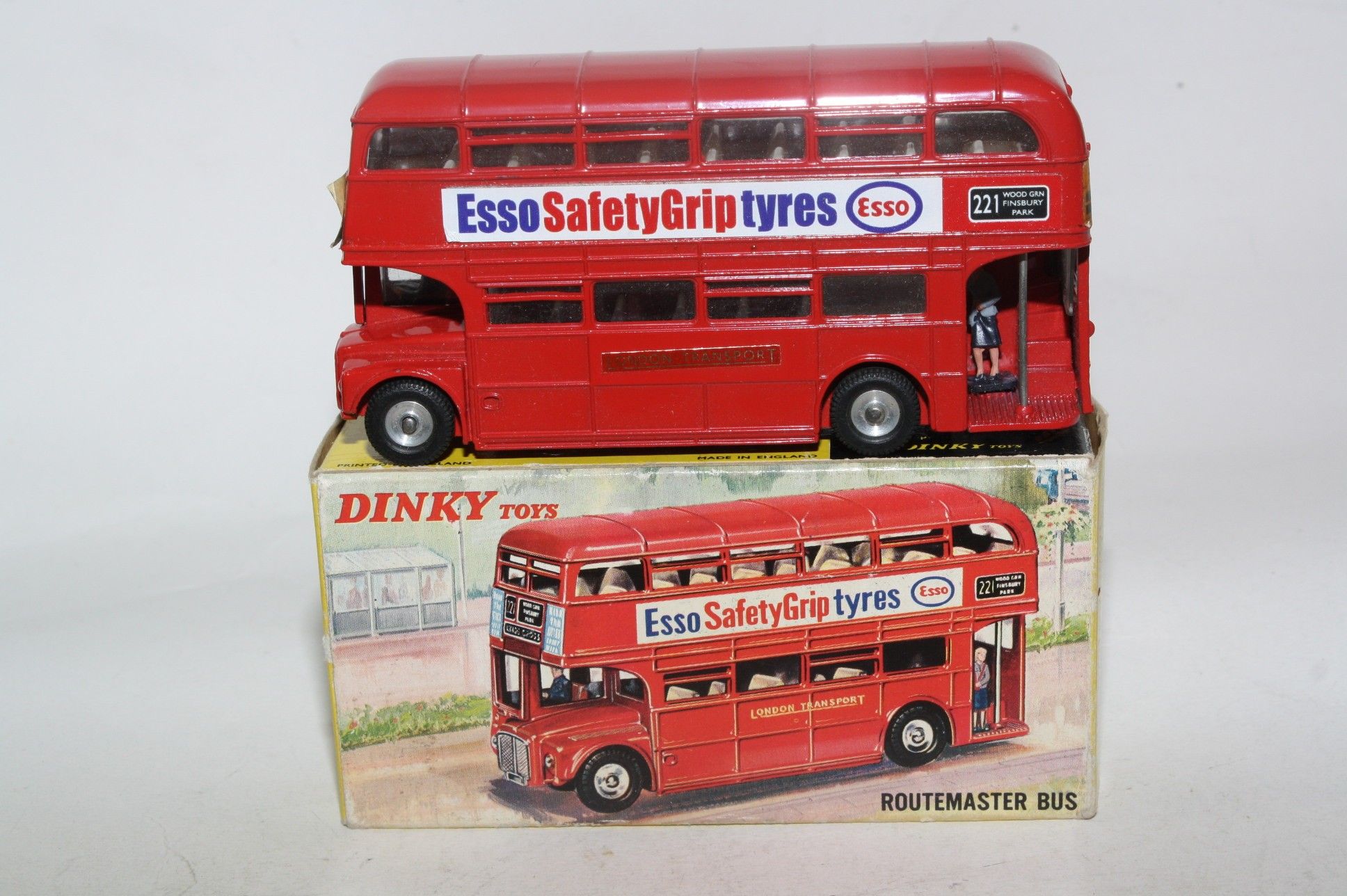 Dinky 289 Routemaster Bus, Esso Livery, Mint in Original Box | DB ...