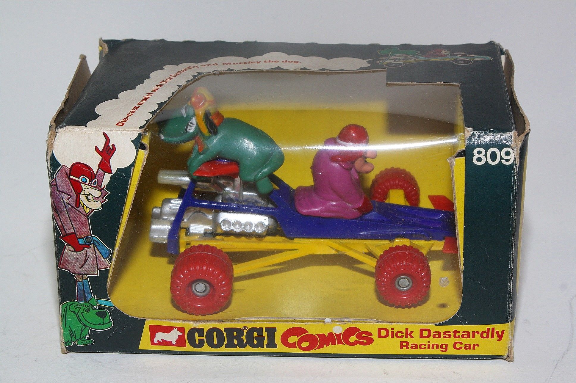 Corgi 809 Dick Dastardly Racing Car, VNM in Original Box | DB Collectables