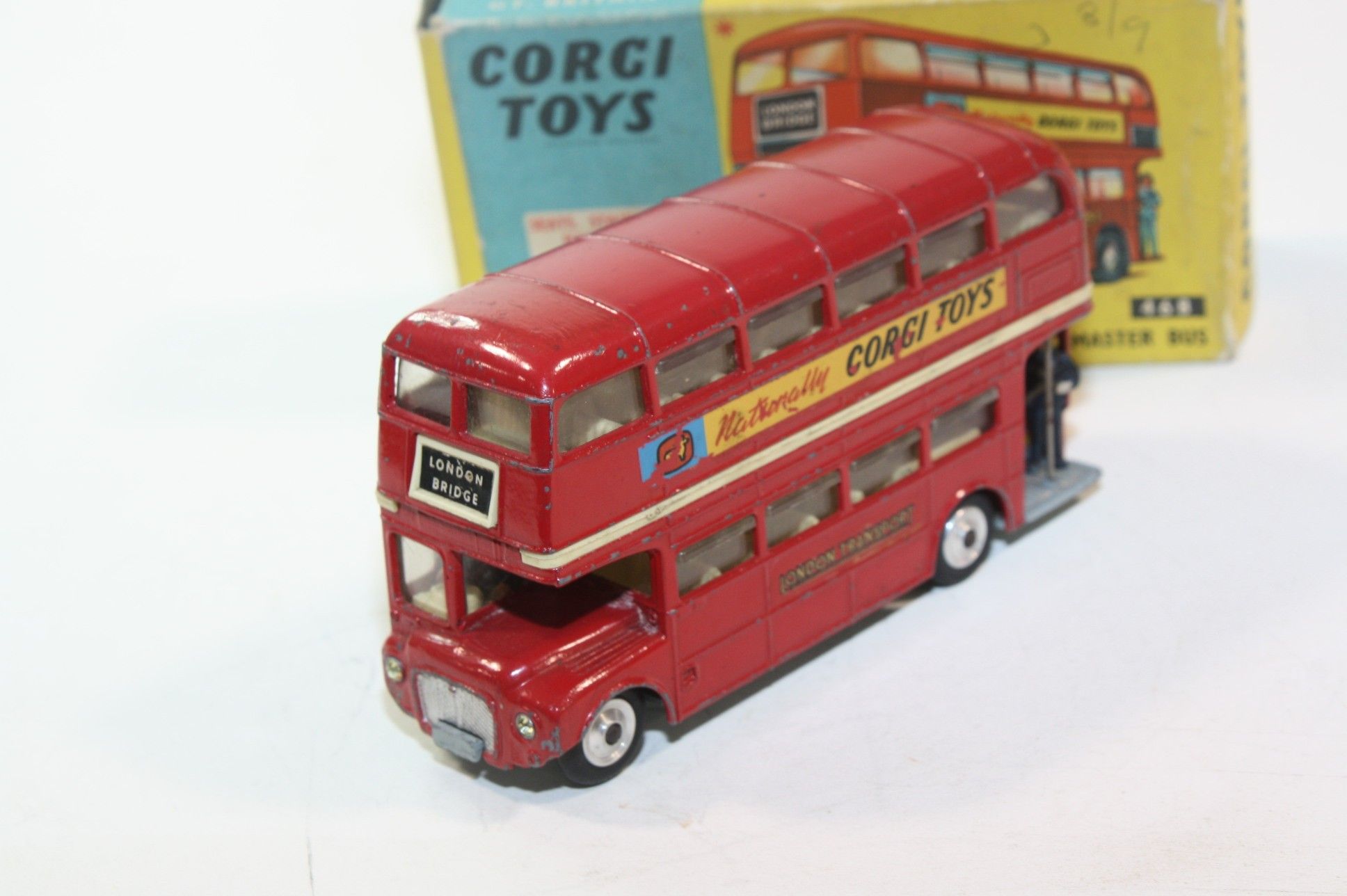 Corgi 468 London Transport Routemaster Bus, Corgi Livery in Original ...