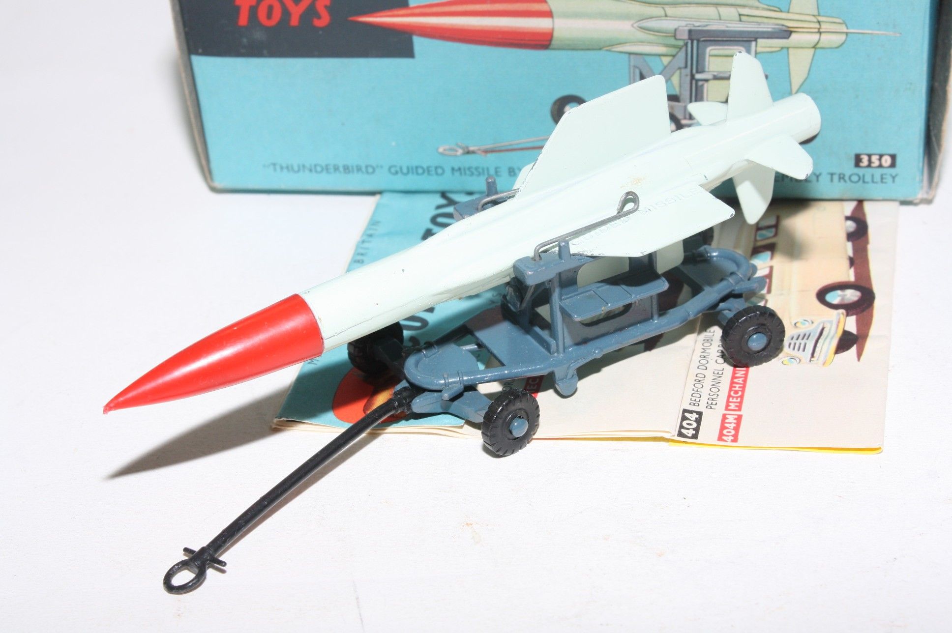 Corgi Toys N°350 Thunderbird Guided Missile - 1/43 - Argent - Occasion Boîte