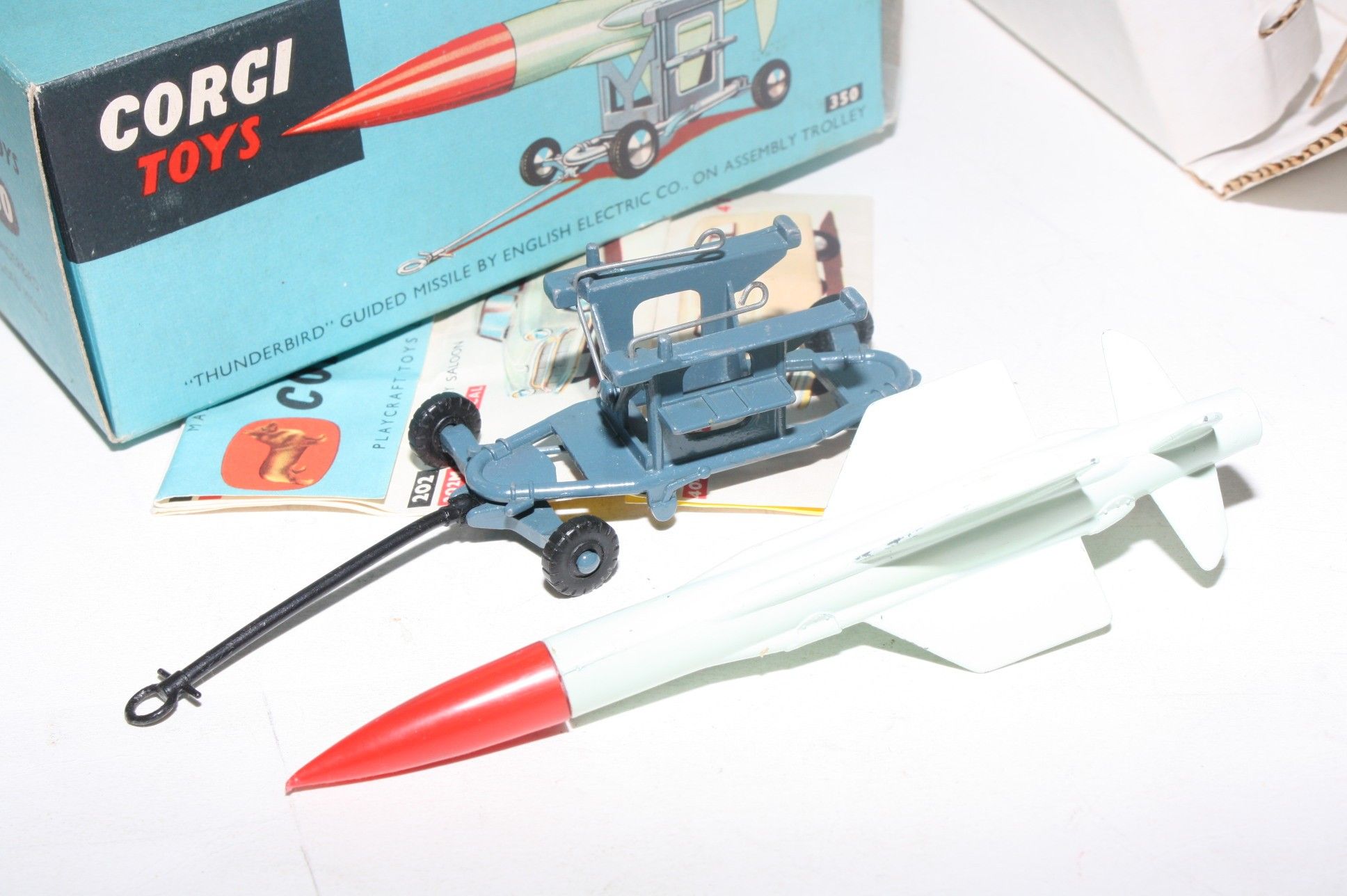 CORGI TOYS THUNDERBIRD MISSILE BY ENGLISH ÉLECTRIC R350 BOITE D'ORIGINE BE  N°2