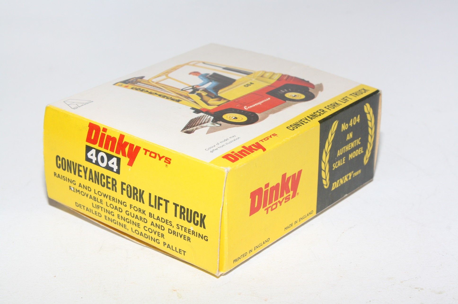 Dinky 404 Conveyancer Fork Lift Truck, Mint in Shop Fresh Original