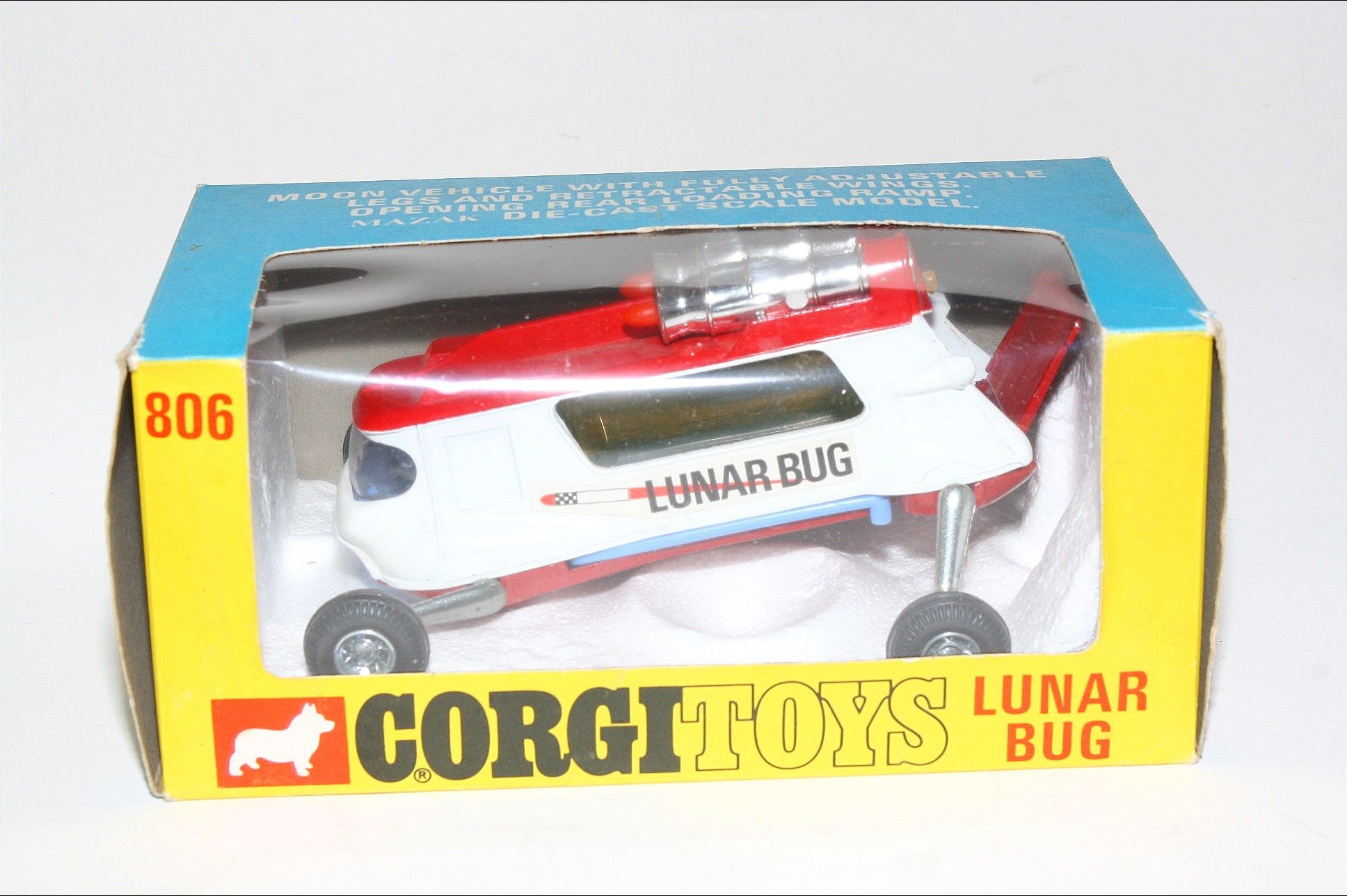 Corgi 806 Lunar Bug, VNM in Good Original Box | DB Collectables