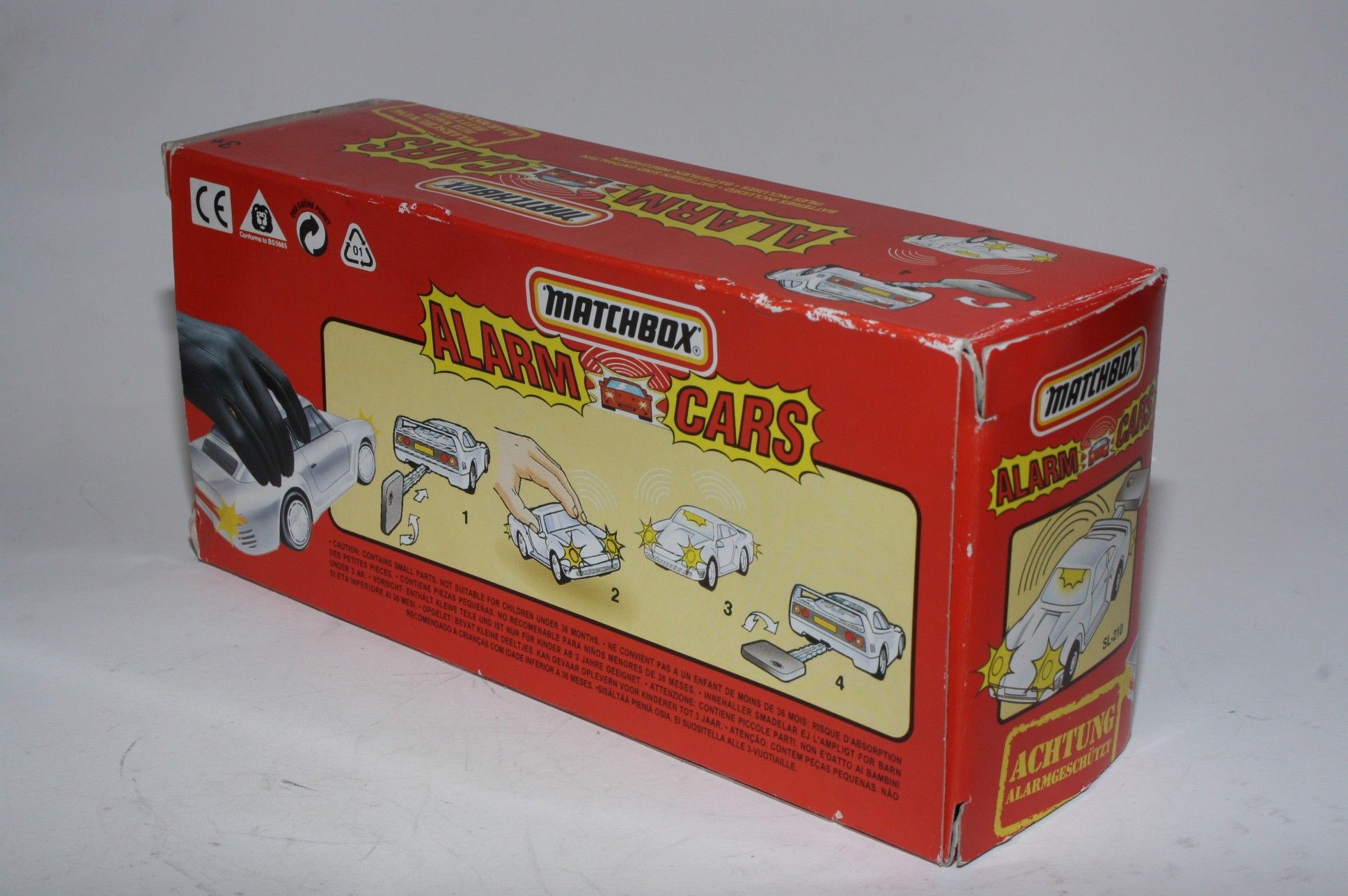 Matchbox store alarm cars