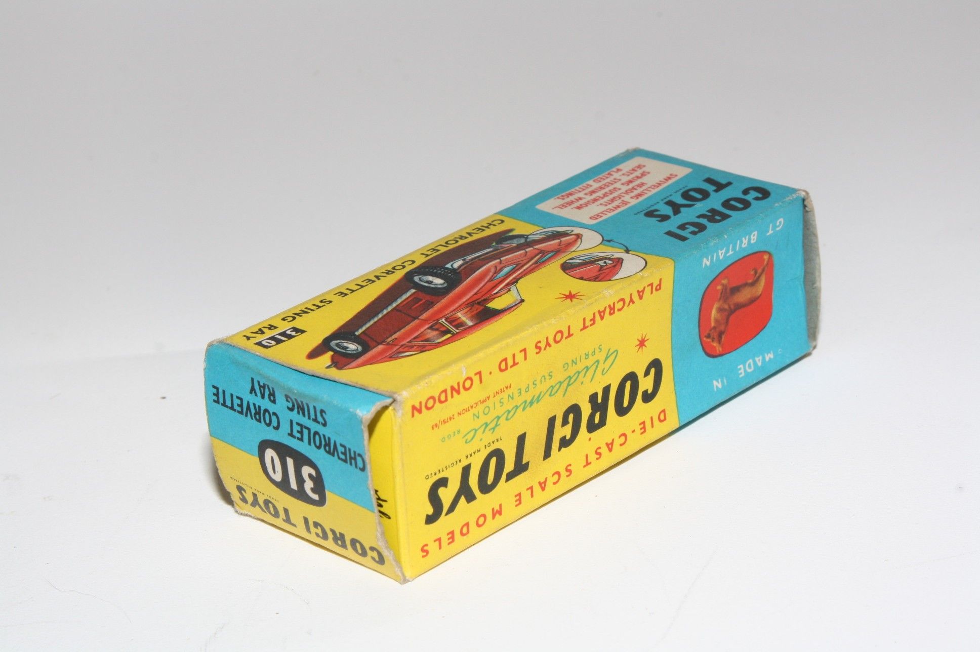 Corgi - Voiture miniature - Corgi Toys 310 Chevrolet Corvette Stingray - En boîte