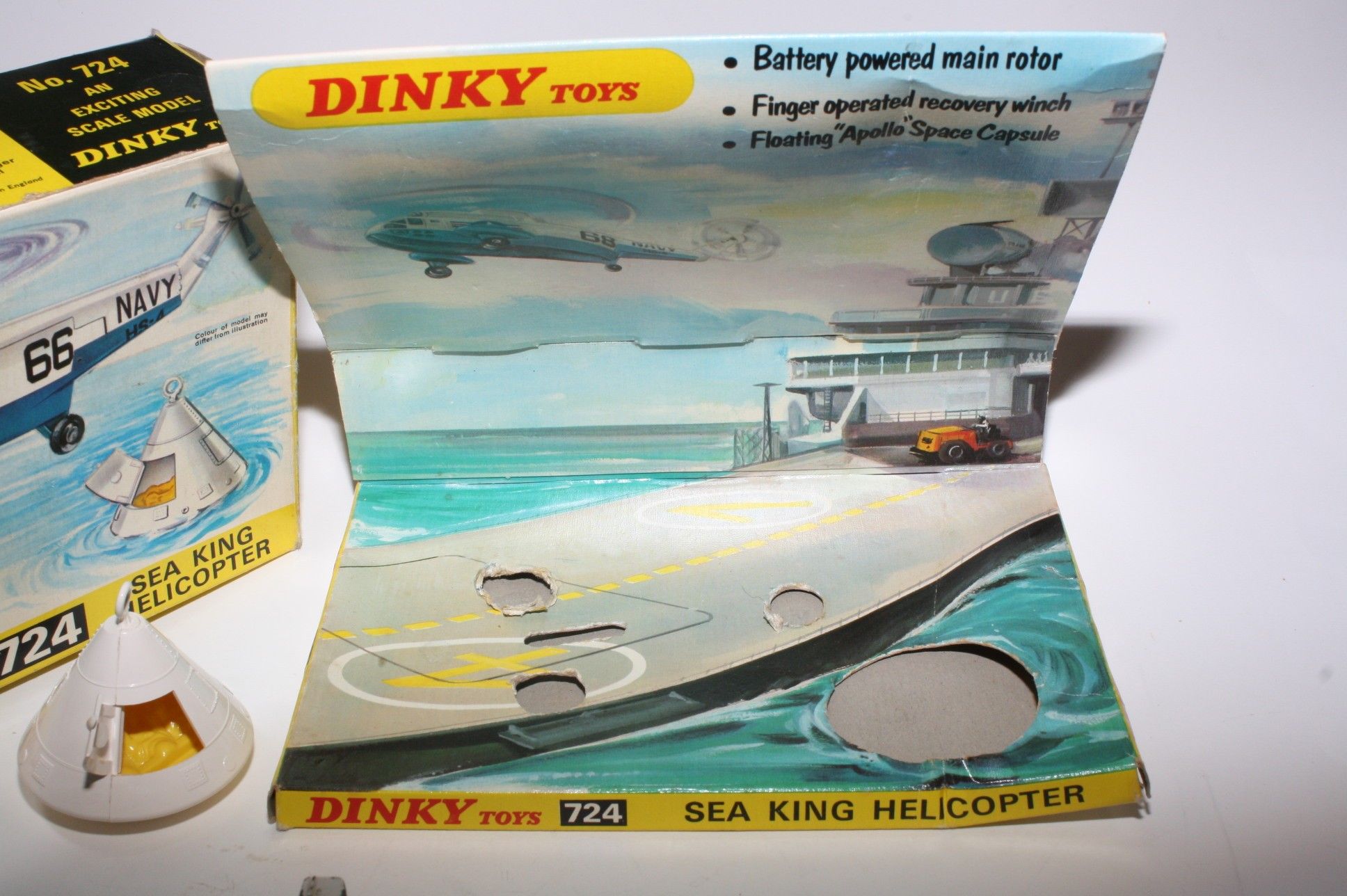 Rotore Superiore Elicottero Giocattolo Rotore Superiore Per Elicottero Dinky Sea King - Riproduzione In Blu, Perfetta Per Modellismo E Collezionisti - Foto 4