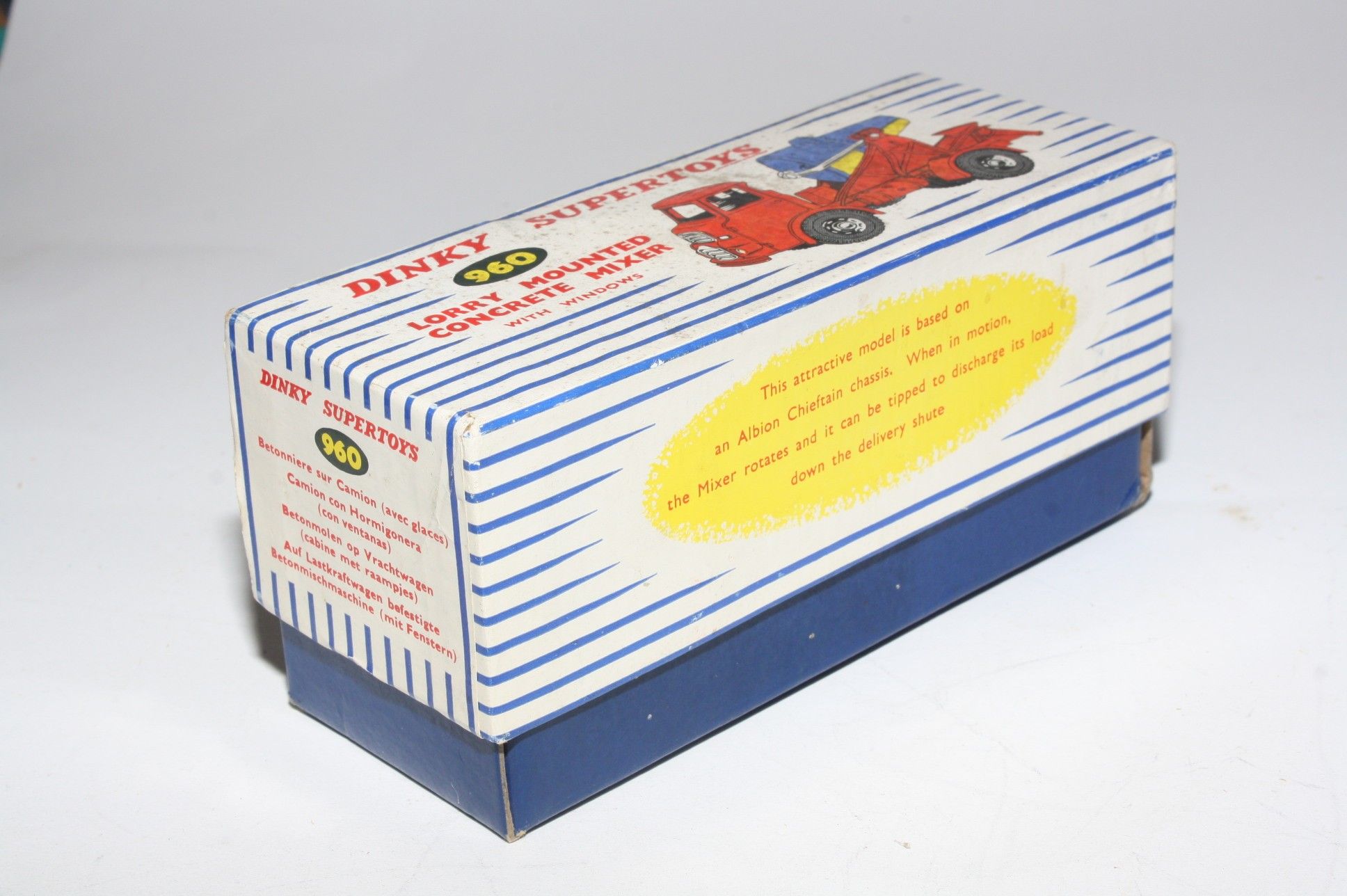 Dinky 960 Albion Lorry Mounted Concrete Mixer, VGC in Original Box 