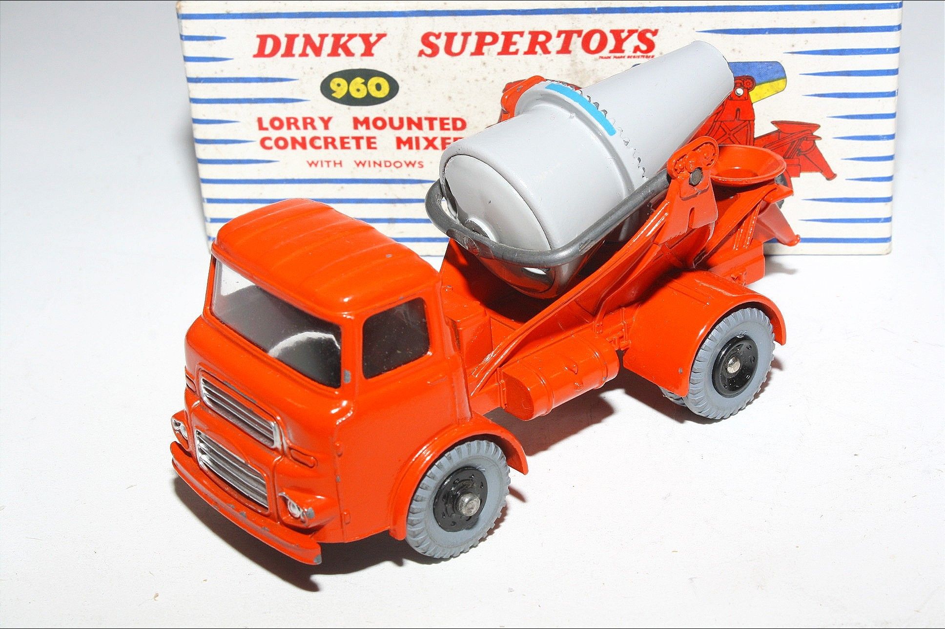Dinky 960 Albion Lorry Mounted Concrete Mixer, VGC in Original Box