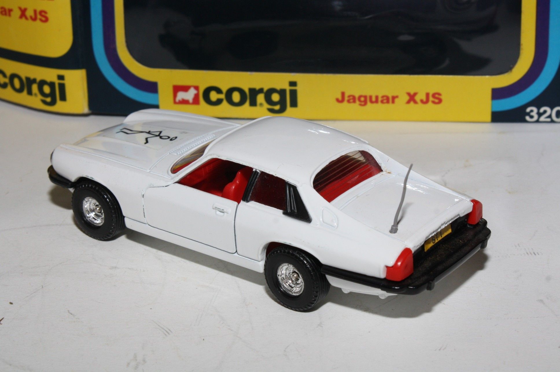 Corgi 320 Saints Jaguar XJS, Mint in Good Original Box | DB Collectables
