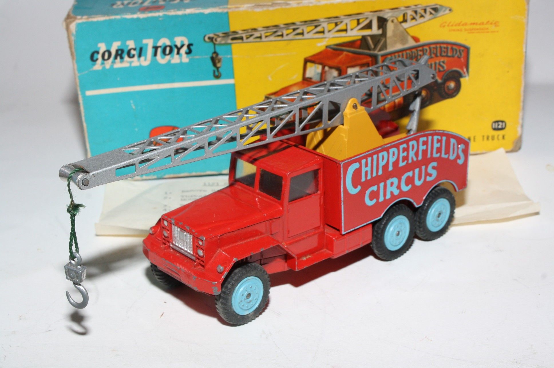 Corgi 1121 Chipperfields Circus Crane Truck 6x6, VGC in Original 