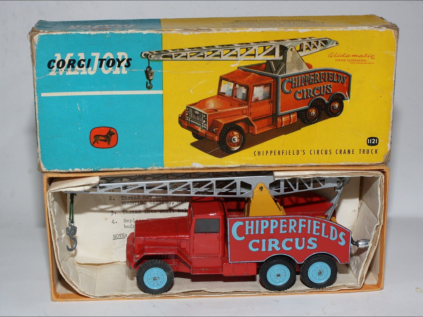 Corgi 1121 Chipperfields Circus Crane Truck 6x6, VGC in Original Box